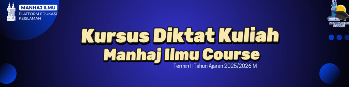 Banner Desktop Manhaj Ilmu Course